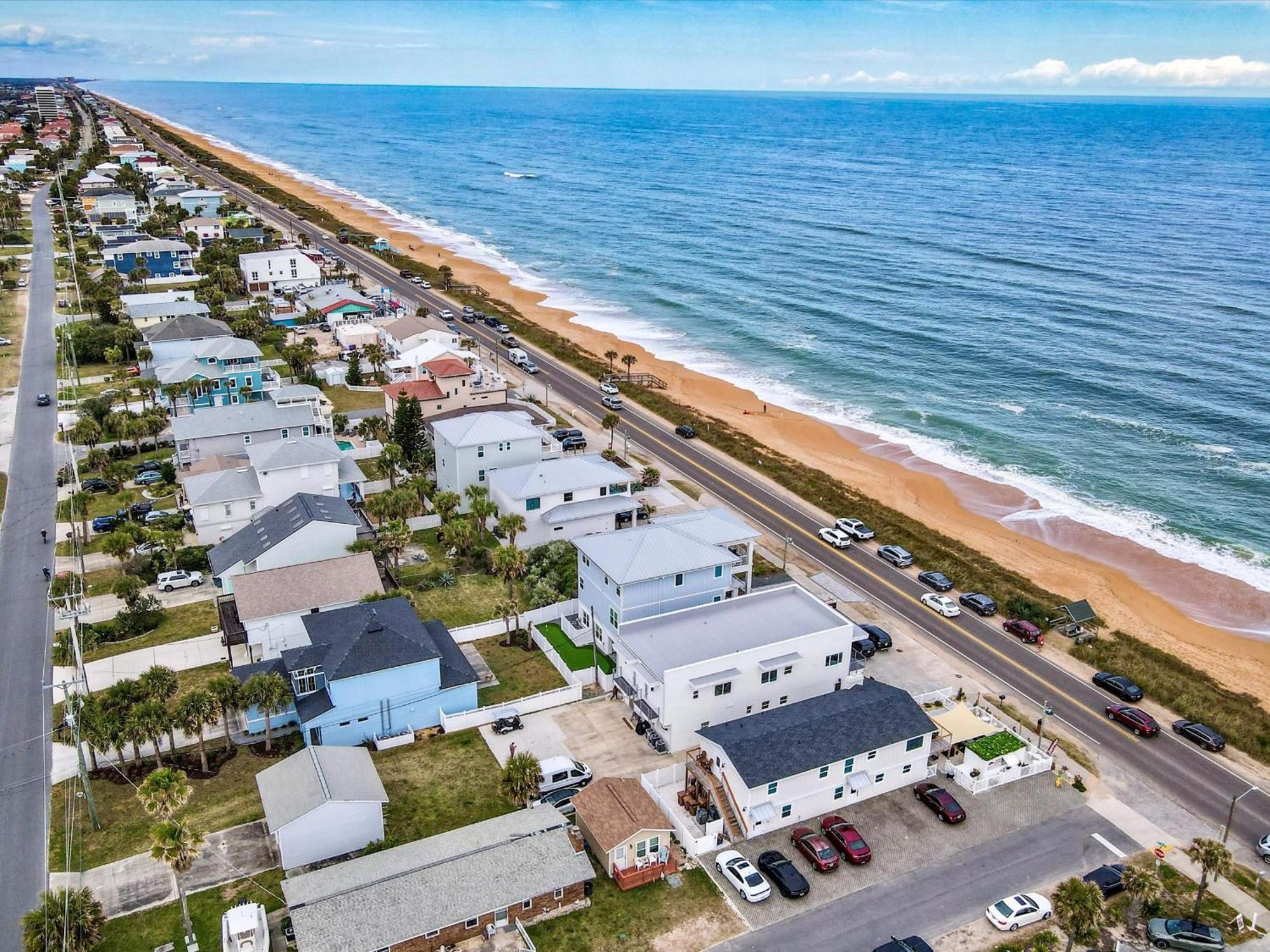 Ocean Front Flagler Beach Sleeps 5 People Apartment Bagian luar foto