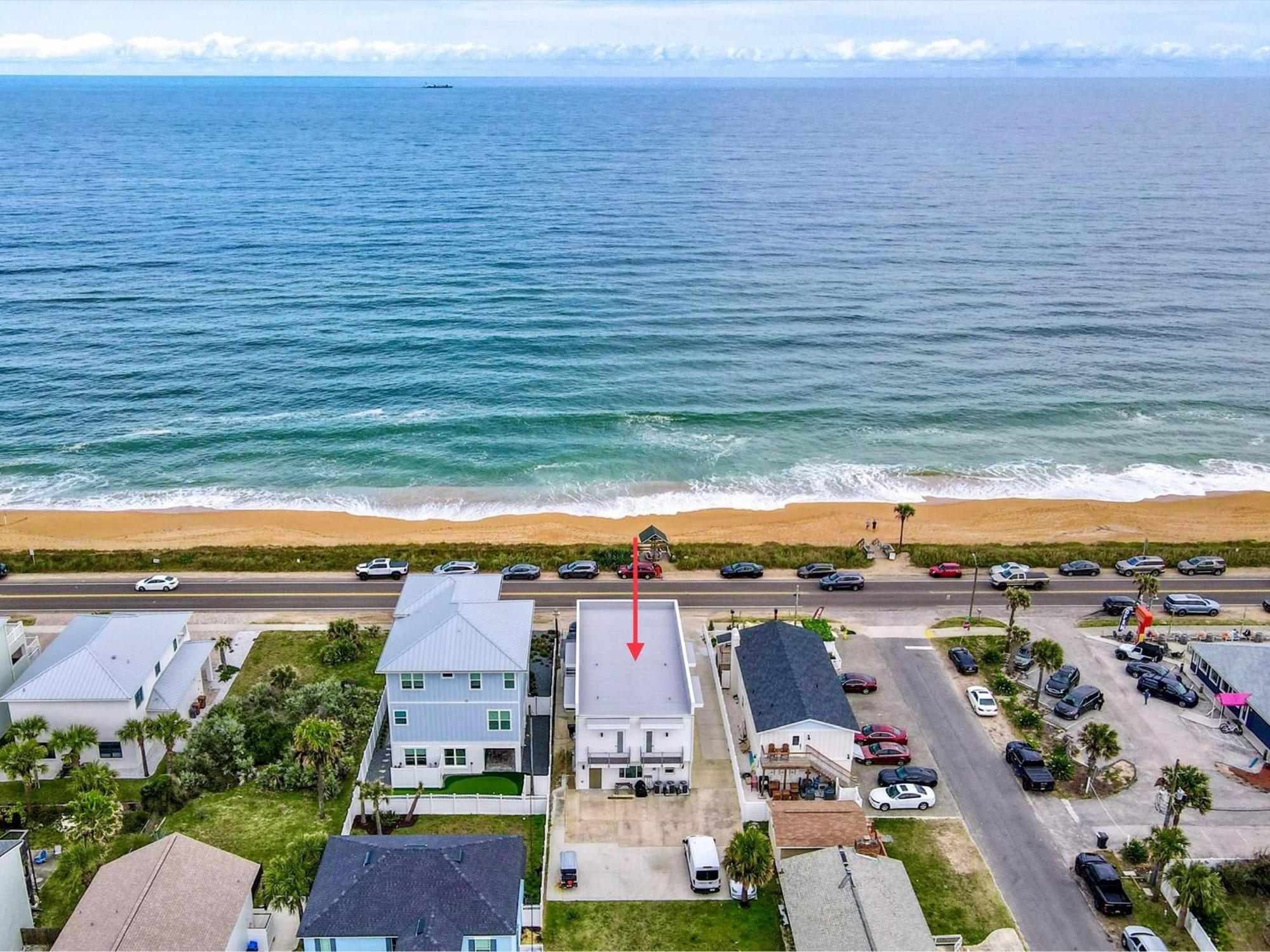 Ocean Front Flagler Beach Sleeps 5 People Apartment Bagian luar foto