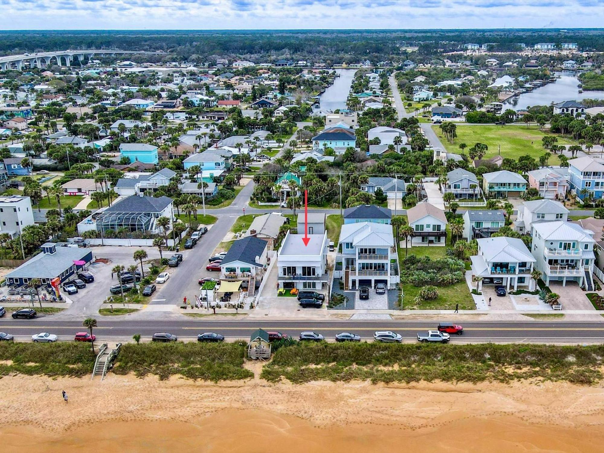 Ocean Front Flagler Beach Sleeps 5 People Apartment Bagian luar foto